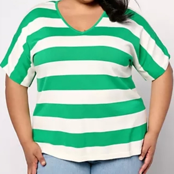 ! Feelin Yachty Waffle Knit Sweater by Belle 3x - Picture 2 of 7